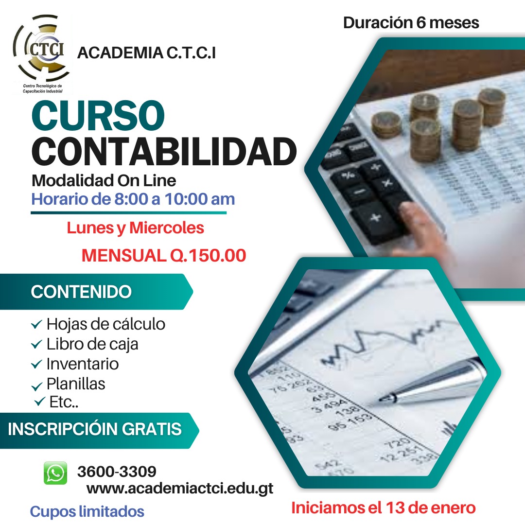 Curso de Contabilidad Academia CTCI